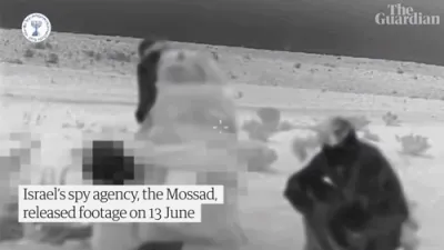 Mossad Releases Alleged Footage of Israeli Agents Deploying Precision Weapons Inside Iran. 