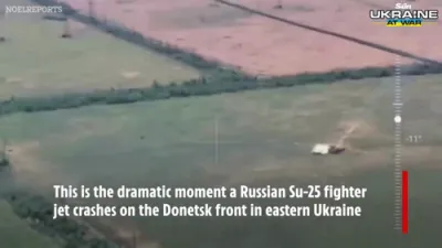 Putin's Million-Dollar Attack Jet Crashes in Huge Fireball.