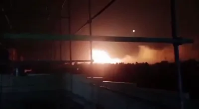 Major Israeli Strikes Hit IRGC Sites Near Karaj. 