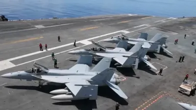 U.S. Deploys Second Aircraft Carrier to Middle East Amid Escalating Iran-Israel Conflict. 