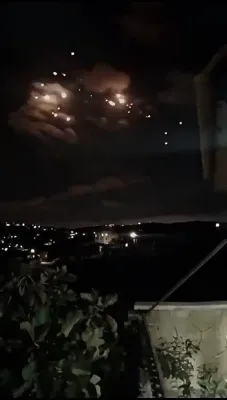 Iran Fires Massive Rocket Barrage at Israel; Explosions Reported in Tel Aviv.