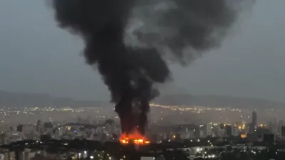 Heavy Israeli Airstrikes Hit Tehran; Fires Rage Across Iranian Capital. 
