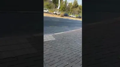 New Footage Yesterday Captures Iranian Missile Striking Soroka Medical Center in Beersheba. 