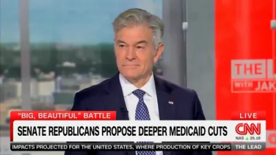 Dr. OZ: Protect the Most Vulnerable adn make Medicaid Spending Up 50% in 5 Years.