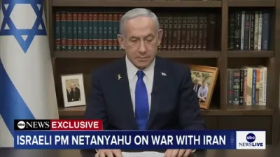 FULL INTERVIEW: Israeli PM Netanyahu Talks Iran Conflict, Israeli Strikes, and U.S. Support with ABC News. 