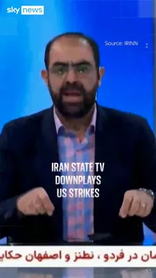 No Surprise as Iranian State Media Downplays Damage from U.S. Strike on Nuclear Sites. 