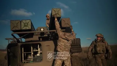 Ukrainian Forces Shoot Down Drones Over Kharkiv with Rocket Launchers and Radar Tech. 