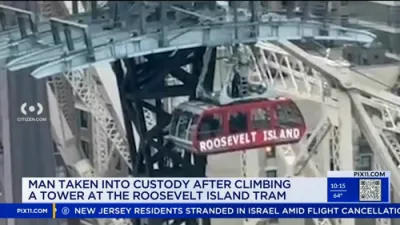 Man Caught Climbing Roosevelt Island Tram Tower, NYPD Responds. 