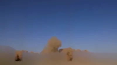 Iranian State TV Airs Footage of Missile Launches Toward Israel. 