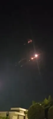 Incoming Iranian Ballistic Missiles Intercepted Over Central Israel.