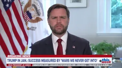 VP JD Vance Warns Against Allowing Nuclear Iran, Affirms President's Commitment to Avoid Prolonged Conflict. 