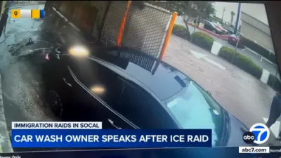 ICE Raid Worker at Downey Car Wash. 