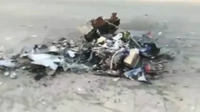 Iran Releases Footage of Alleged Israeli Drone Wreckage Shot Down Over Khorramabad. 