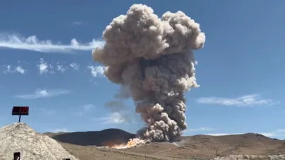 Shocking Video Captures Fiery Malfunction of NASA's Rocket Motor Exploding in First Test.