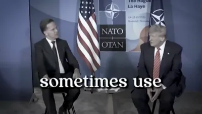 LOL: NATO Chief Calls Trump 'Daddy' After Trillions Secured in Defense Funds. 