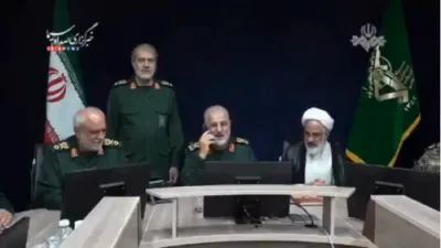 Iranian State Media Releases Footage of IRGC Commander Pakpour Directing Ballistic Missile Strike on Al Udeid.