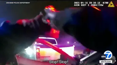 Bodycam Footage Shows Anaheim Police Open Fire After High-Speed Chase. 