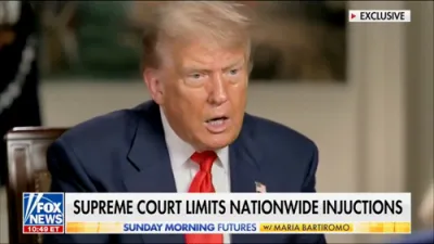 Trump Celebrates Supreme Court Ruling: Radical Judges Can't Block National Policies Anymore. 