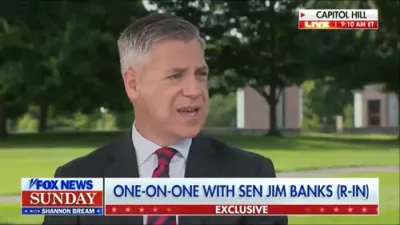 Sen. Banks: Democrats Want Higher Taxes&mdash;Trump's Big Beautiful Bill Cuts Them for Working Americans. 