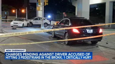 Driver Arrested After Plowing Into 3 Pedestrians in Bronx Crash. 