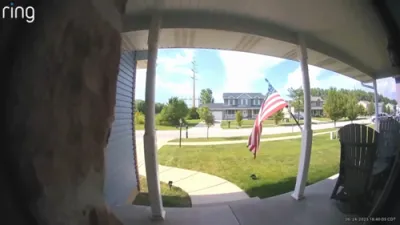 Ring Doorbell Captures Massive Power Station Explosion in Suburban Indiana. 