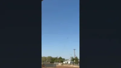 Smoke Seen Emanating from Plain in Las Vegas