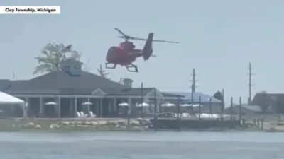 Helicopter Flips, Crashes Outside Michigan Restaurant in Botched Landing Attempt. 