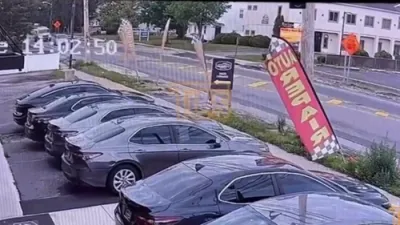 Surveillance Video Shows Oil Tanker Crash in Lakewood, Spills Over 2,000 Gallons of Diesel.