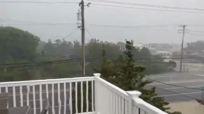 Rain Monster Storm Slams Jersey Shore with Severe Thunderstorm.