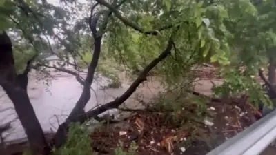 Heart-Stopping Video: House with Cat Inside Swept Away by Guadalupe River Flood, Slams Into Bridge.