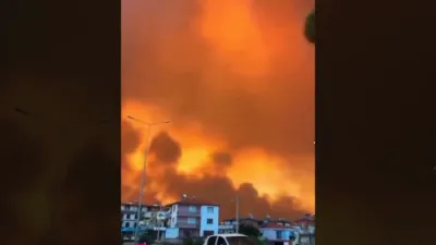 Over 50,000 Evacuated as Wildfires Rage Across Izmir, Turkey's West in Crisis. 