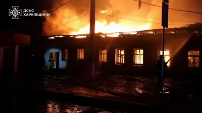 At Least 3 Injured in Overnight Russian Strikes on Ukraine's Kharkiv Region.