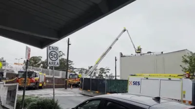 Roof Torn Off, Trees Uprooted Across City of Sydney. 