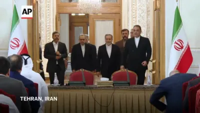 Iran Open to Nuclear Talks if U.S. Guarantees No More Attacks, Says Foreign Minister. 