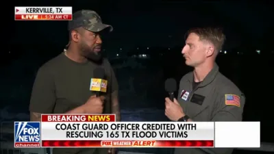 Coast Guard Hero Rescues 165 Flood Victims in First-Ever Mission Amid Texas Disaster.
