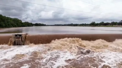 Aerial Footage Captures Llano River's Sudden Rise Before Texas Floods That Killed 100+. 