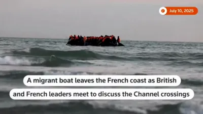 Migrant Boat Departs French Coast as UK and France Hold Migration Talks. 
