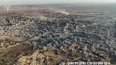 sraeli Air Force Hits 35 Hamas Targets in Beit Hanoun in Hour-Long Strike. 
