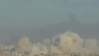 Israeli Airstrike Hits Gaza City Home, Killing Civilians Amid Renewed Ceasefire Talks in Qatar. 