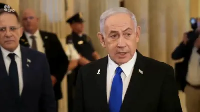 Netanyahu in D.C.: Peace Comes Only Through Strength, Not Words. 