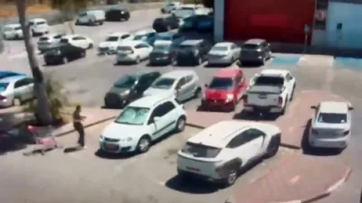WATCH: Moment of Chaos Unfolds After Terrorists Kill Guard, Open Fire in West Bank Attack. 