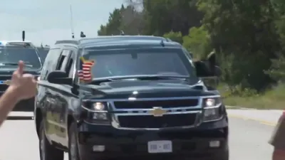 President Trump Visits Texas Flood Victims, Greeted Warmly in Kerrville. 