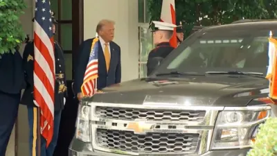 Trump Hosts Bahrain's Crown Prince at White House as U.S. Eyes Civilian Nuclear Cooperation.