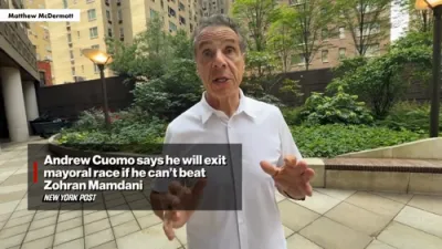 WATCH: Andrew Cuomo Will Exit NYC Mayoral Race If He Can't Beat Mamdani. 