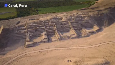 Ancient 3,800-Year-Old Caral Citadel Opens to Tourists in Peru After Years of Restoration. 