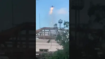 Ukrainian FPV Drone Drops Molten Thermite on Russian Troops &mdash; Escapes Under Fire. 