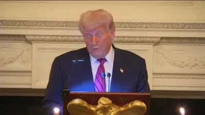President Trump Touts Legislative Wins at White House Dinner.