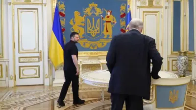 President Trump Envoy Keith Kellogg Meets Zelensky in Kyiv Amid Russian Drone Attacks. 