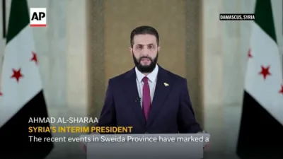 Syria's Interim President Calls for Full Commitment to Ceasefire. 