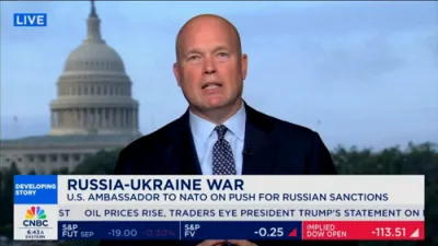 U.S. NATO Ambassador: Ceasefire in Ukraine Is Top Priority, Peace Is the Goal. 